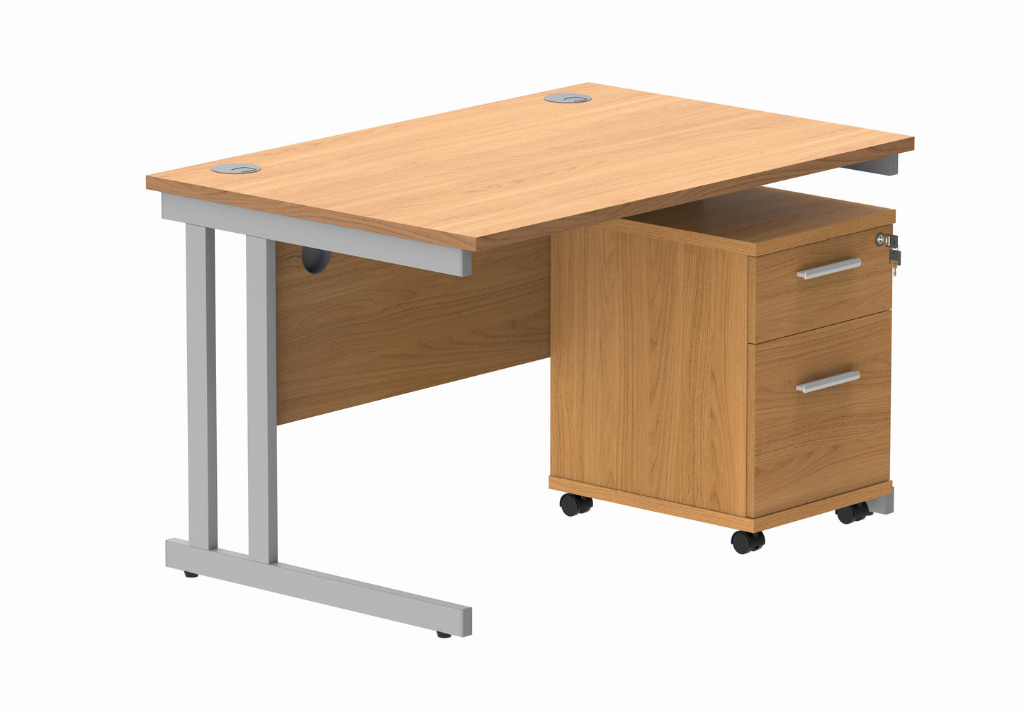 Desk and Pedestal - 1200 wide x 800 deep