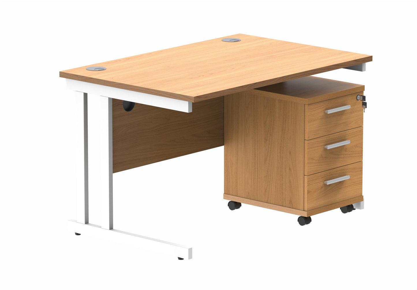 Desk and Pedestal - 1200 wide x 800 deep