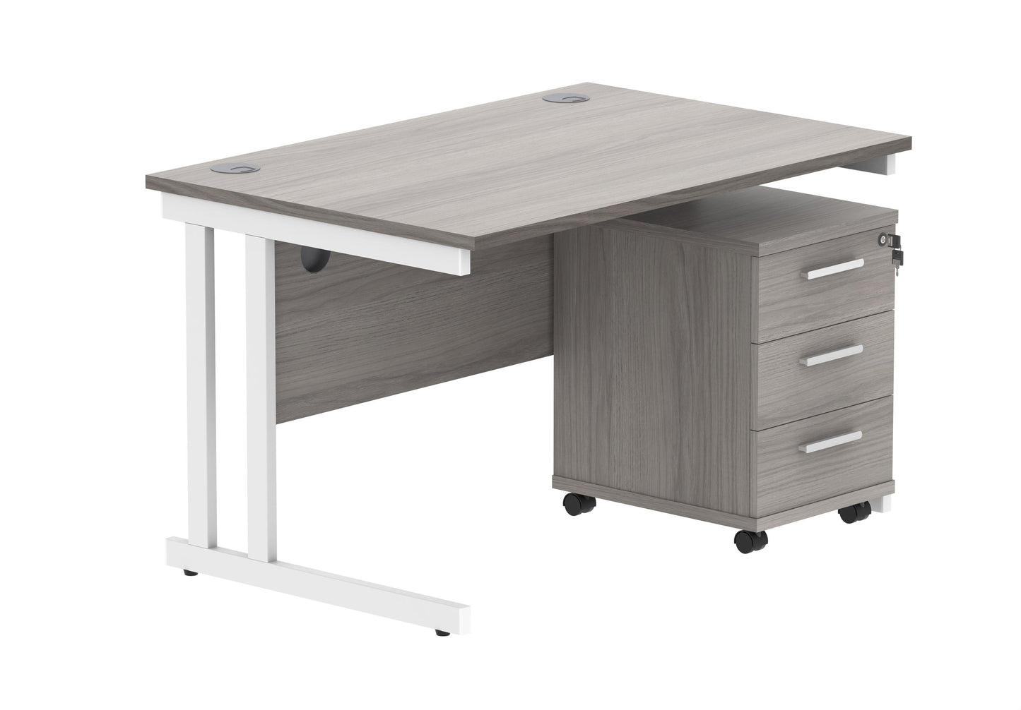Desk and Pedestal - 1200 wide x 800 deep