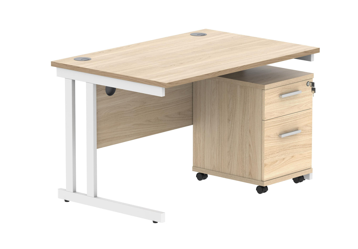 Desk and Pedestal - 1200 wide x 800 deep
