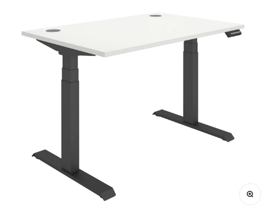 Rectangular Dual Motor Sit Stand Desk - Core