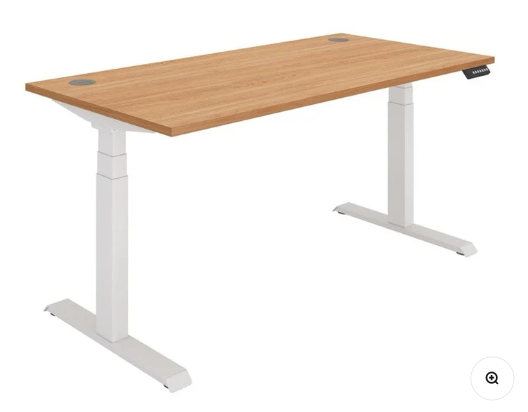 Rectangular Dual Motor Sit Stand Desk - Core