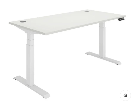 Rectangular Dual Motor Sit Stand Desk - Core