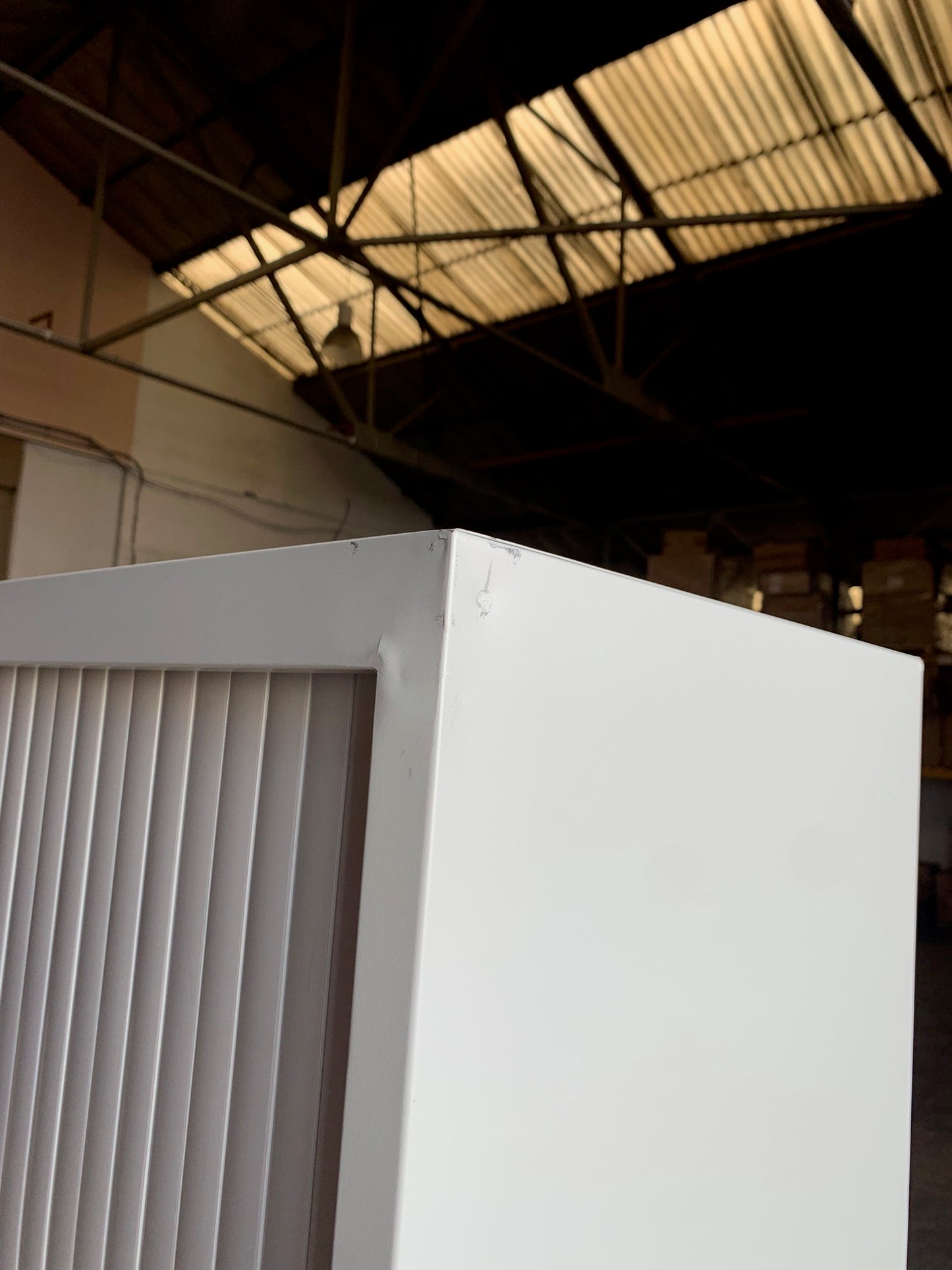 Grey 1950mm Metal Tambour