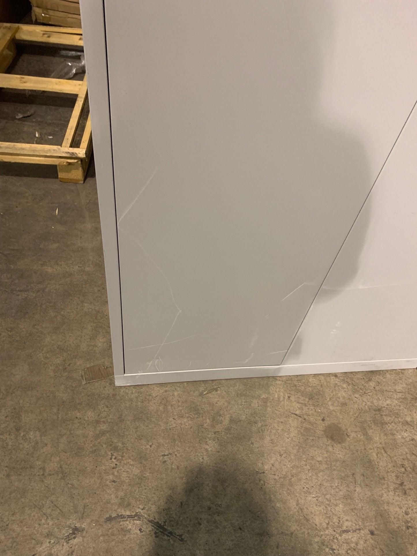 Grey 1950mm Double Door Cupboard