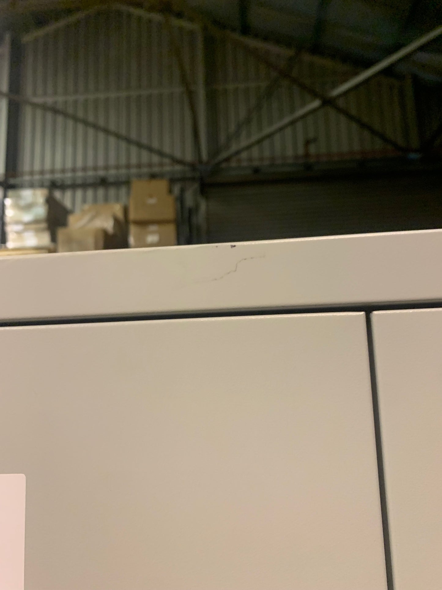 Grey 1790mm Steel Double Door Cupboard