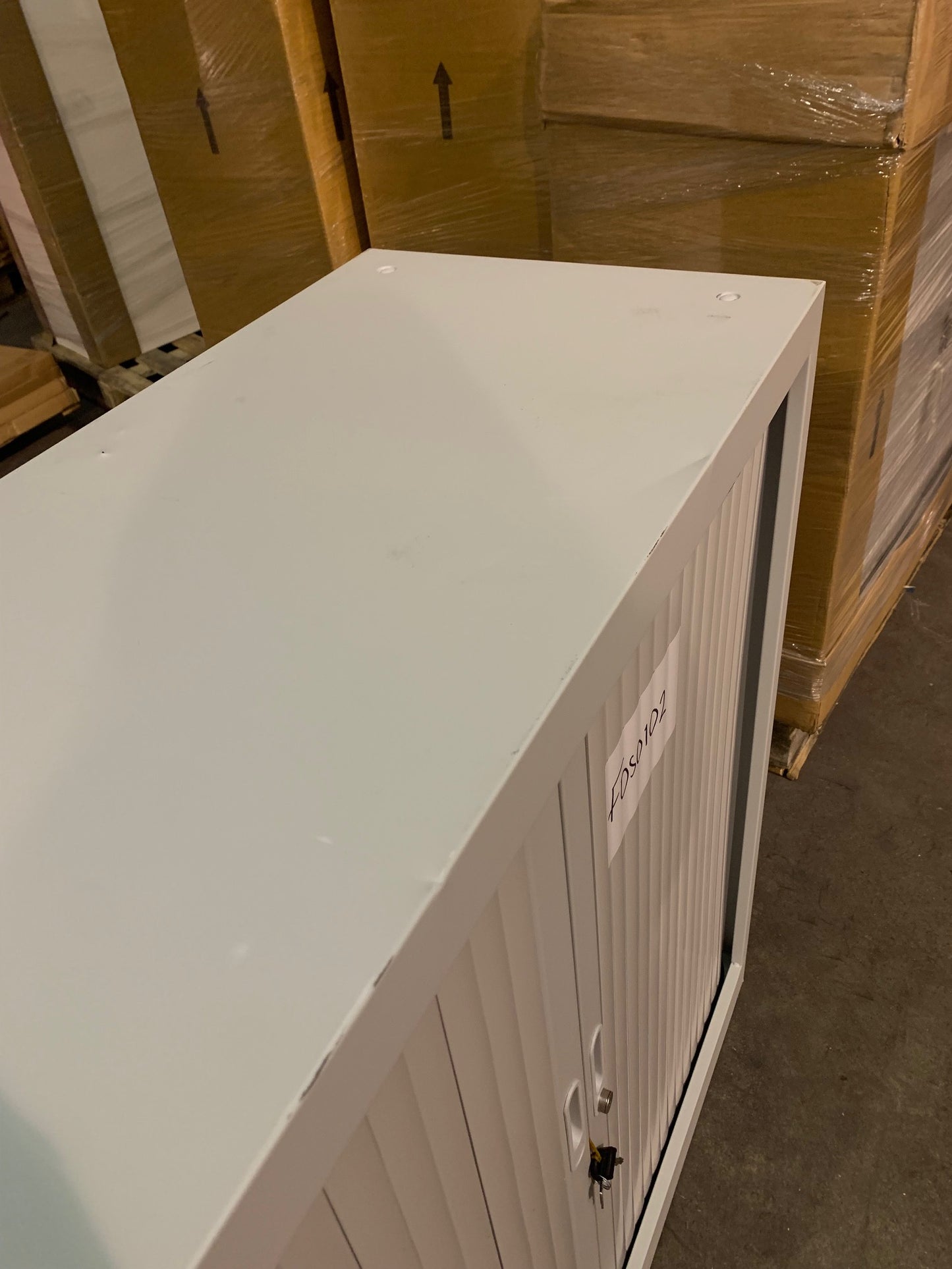 Grey 1050mm Steel Tambour