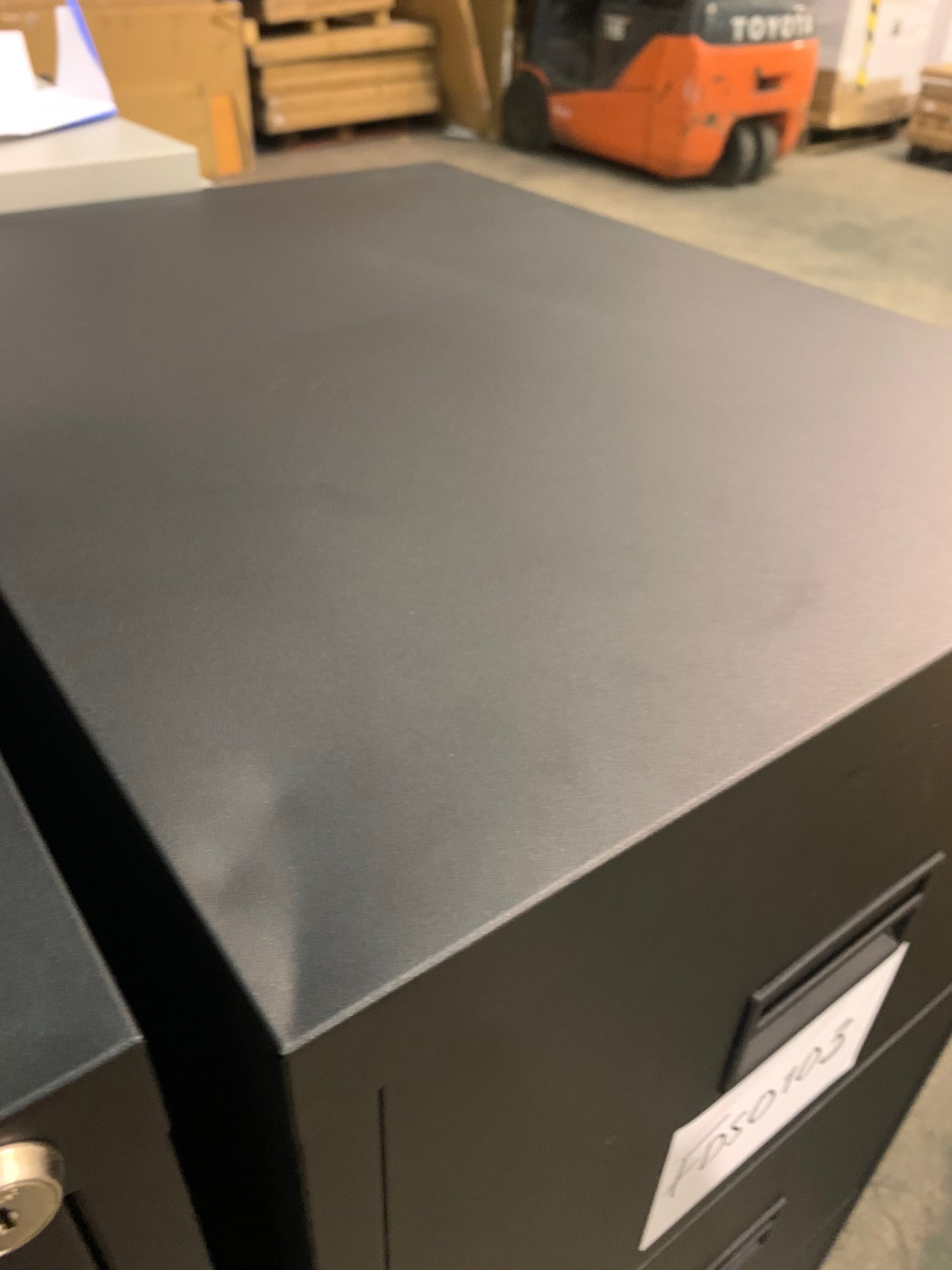 Black Talos 3 Drawer Filing Cabinet