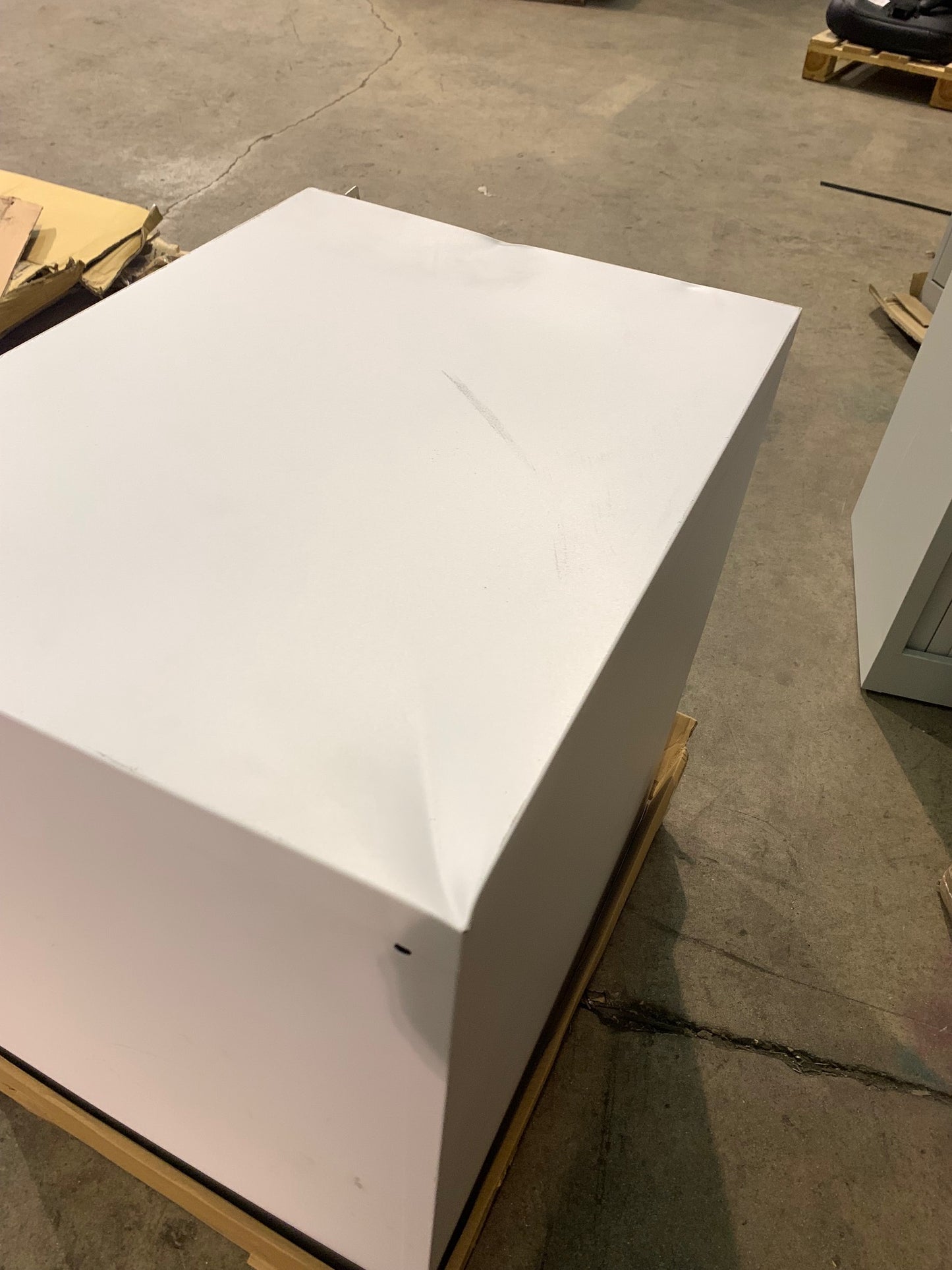 White Talos 2 Drawer Filing Cabinet