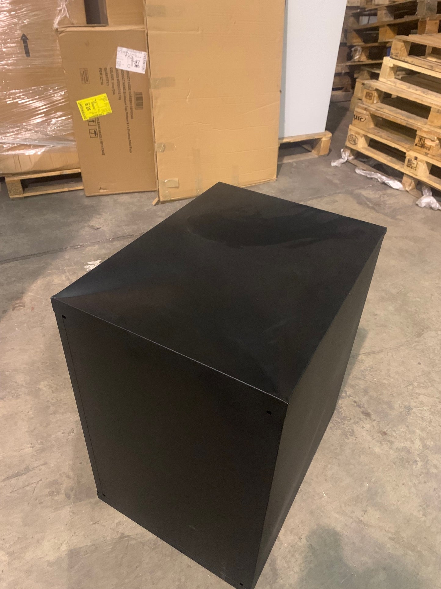 Black Talos 2 Drawer Filling Cabinet