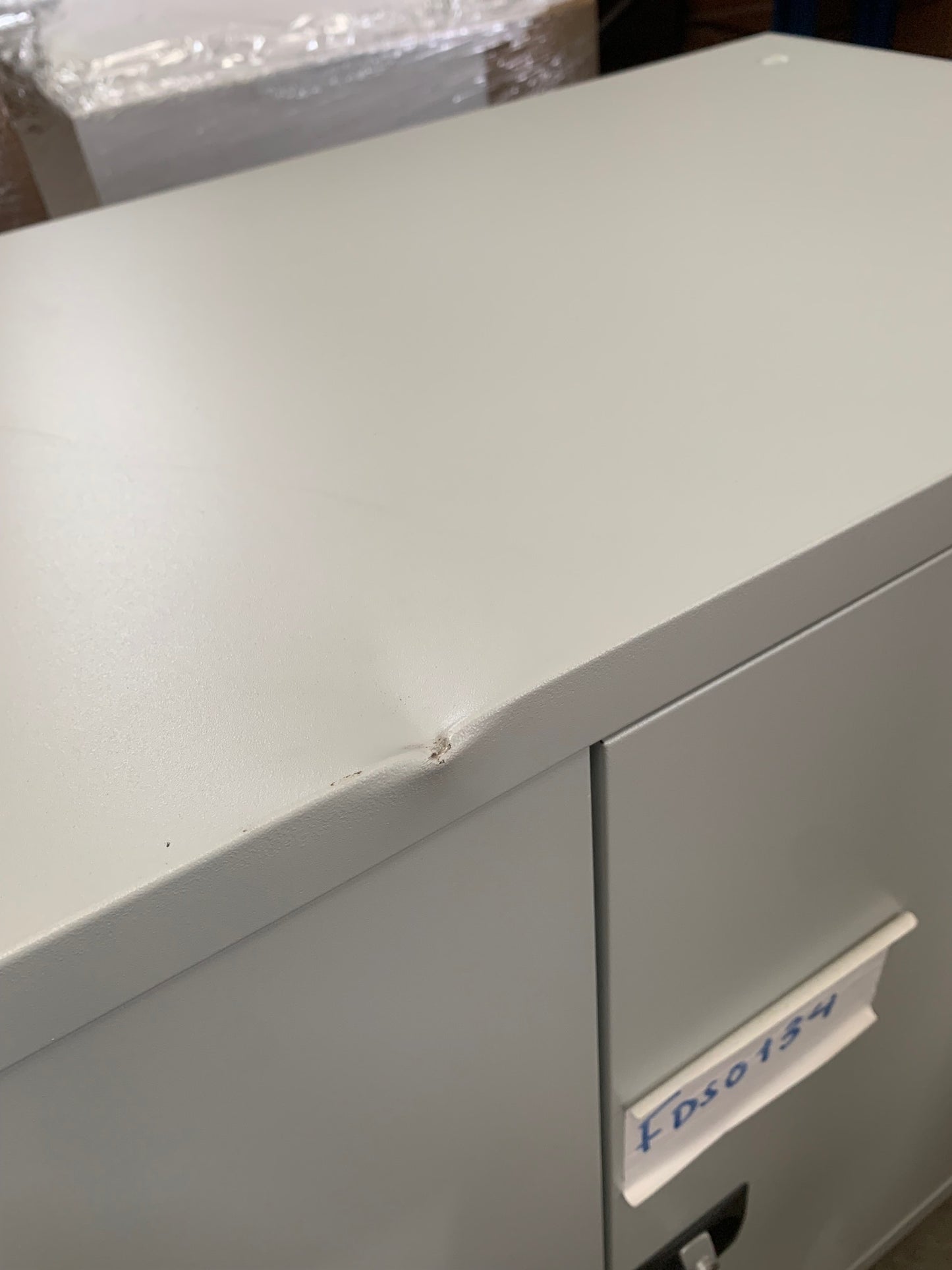Grey 1000mm Double Door Cupboard