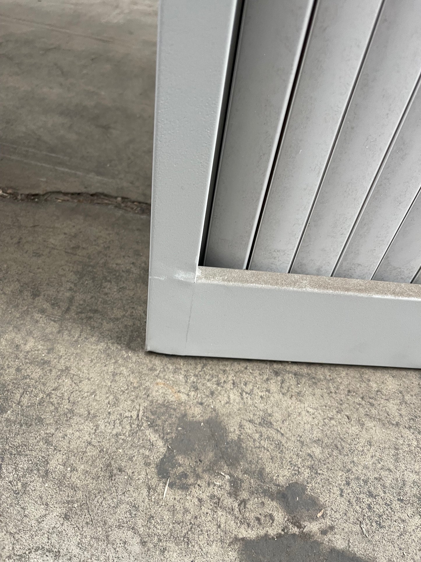 Grey 1050mm Steel Tambour