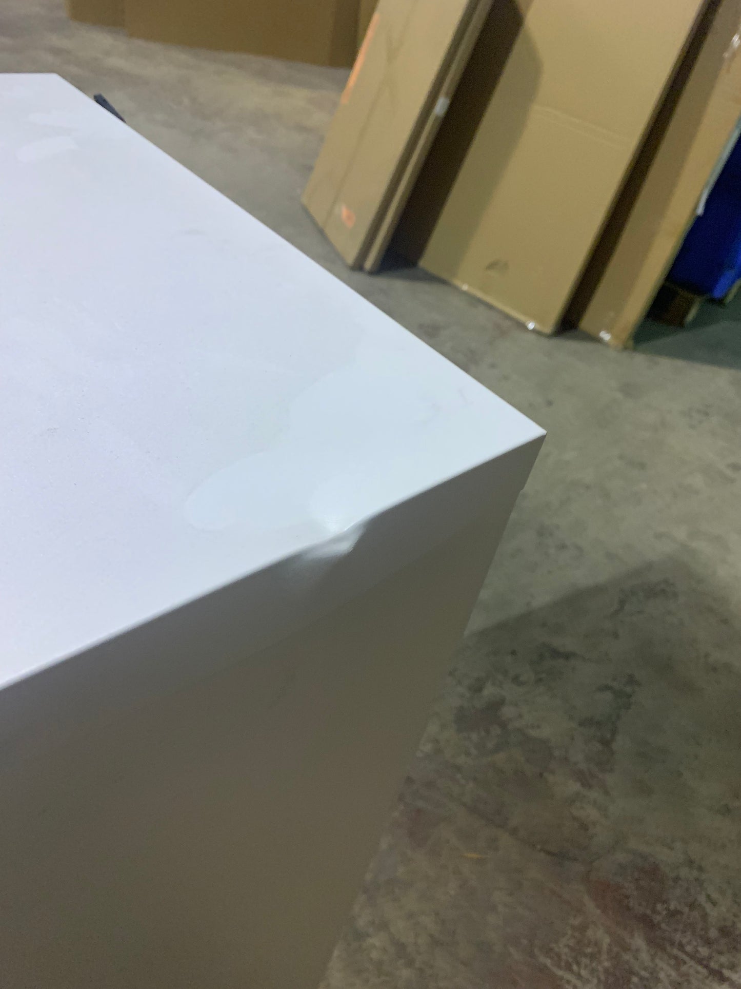 White 3 Drawer Filing Cabinet