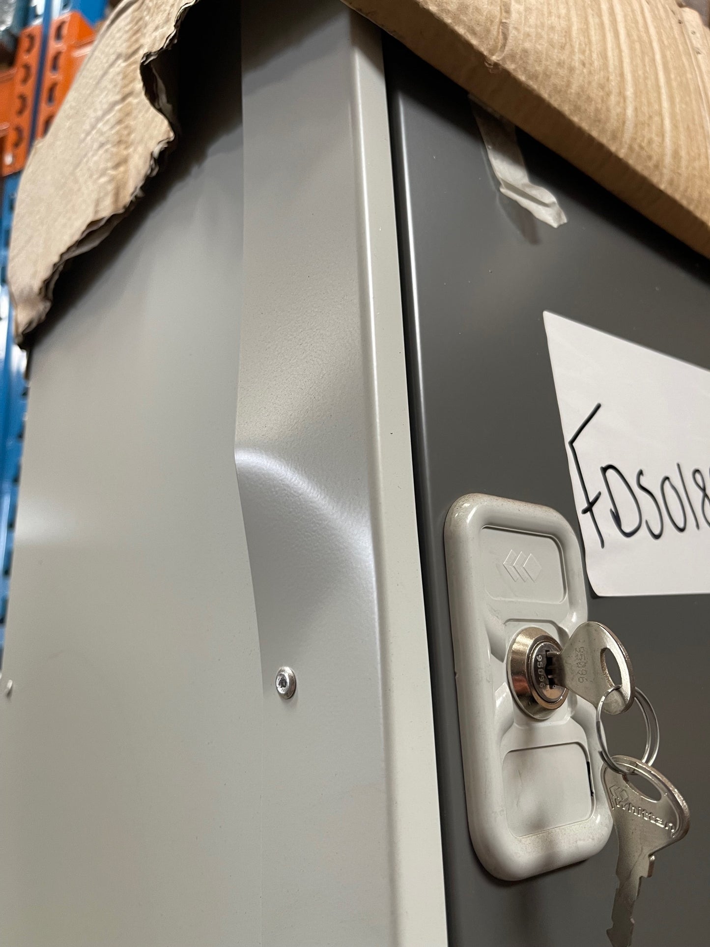 Grey 3 Door Locker