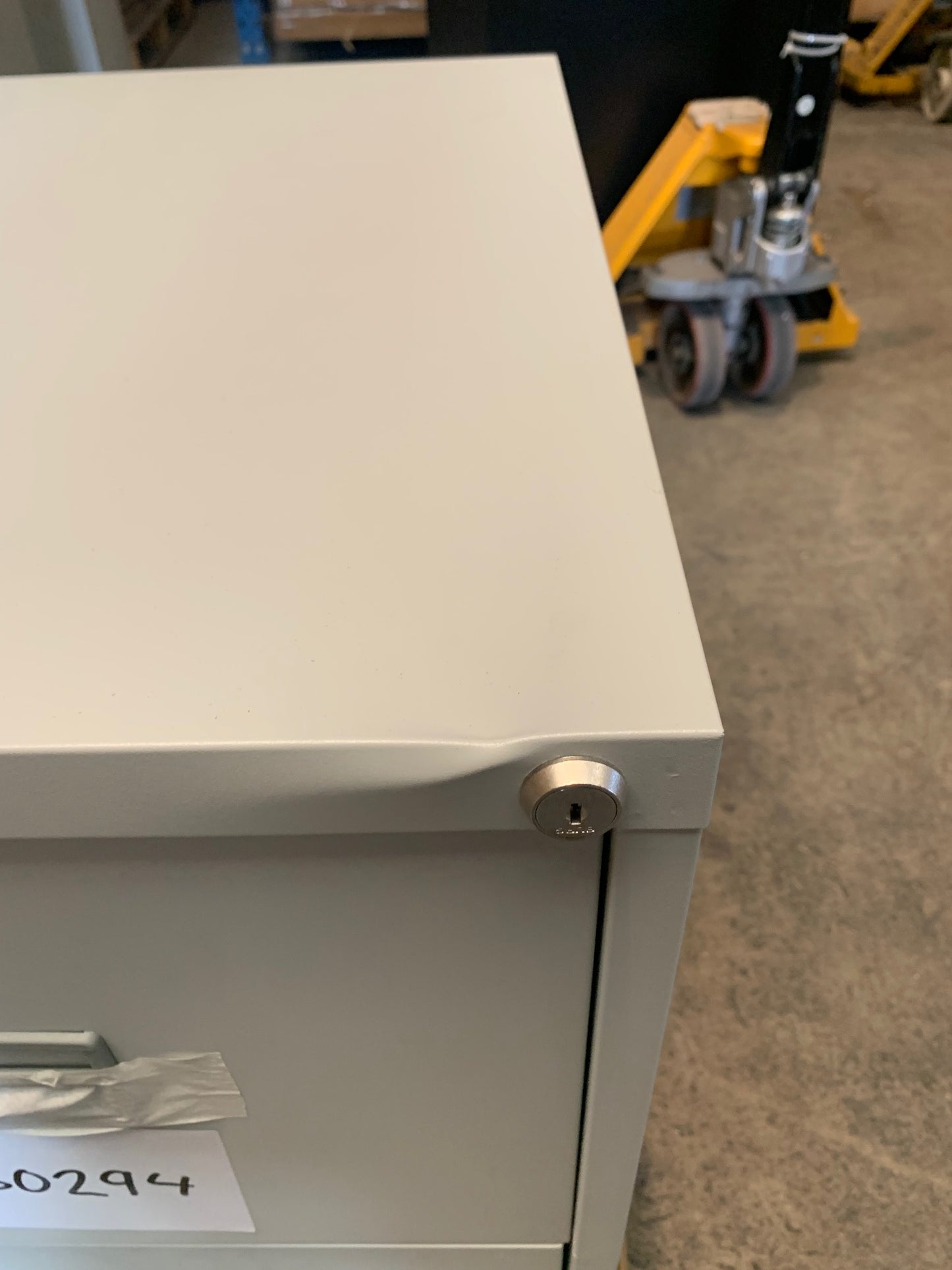Grey 2 Drawer Filing Cabinet