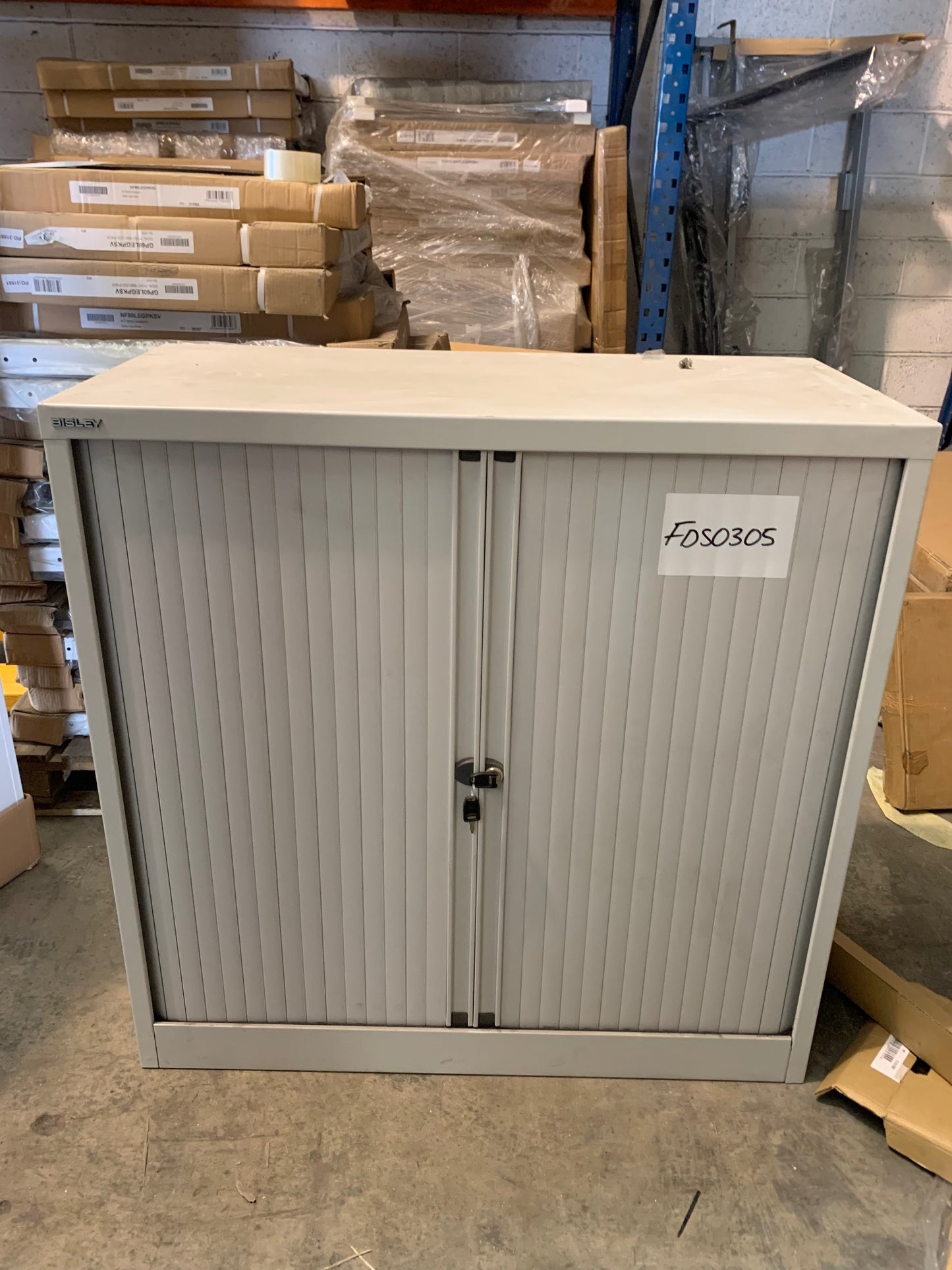 Bisley Essentials Steel Side Open Tambour