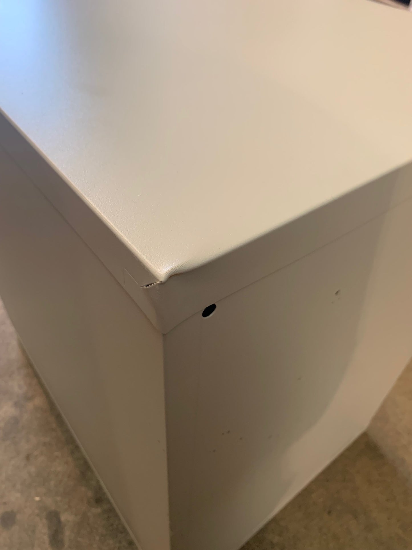 Grey 2 Drawer Filing Cabinet