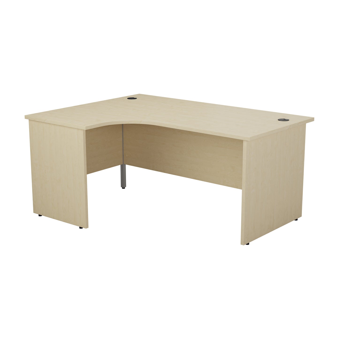 Radial Desk with Panel End Leg - Left Hand