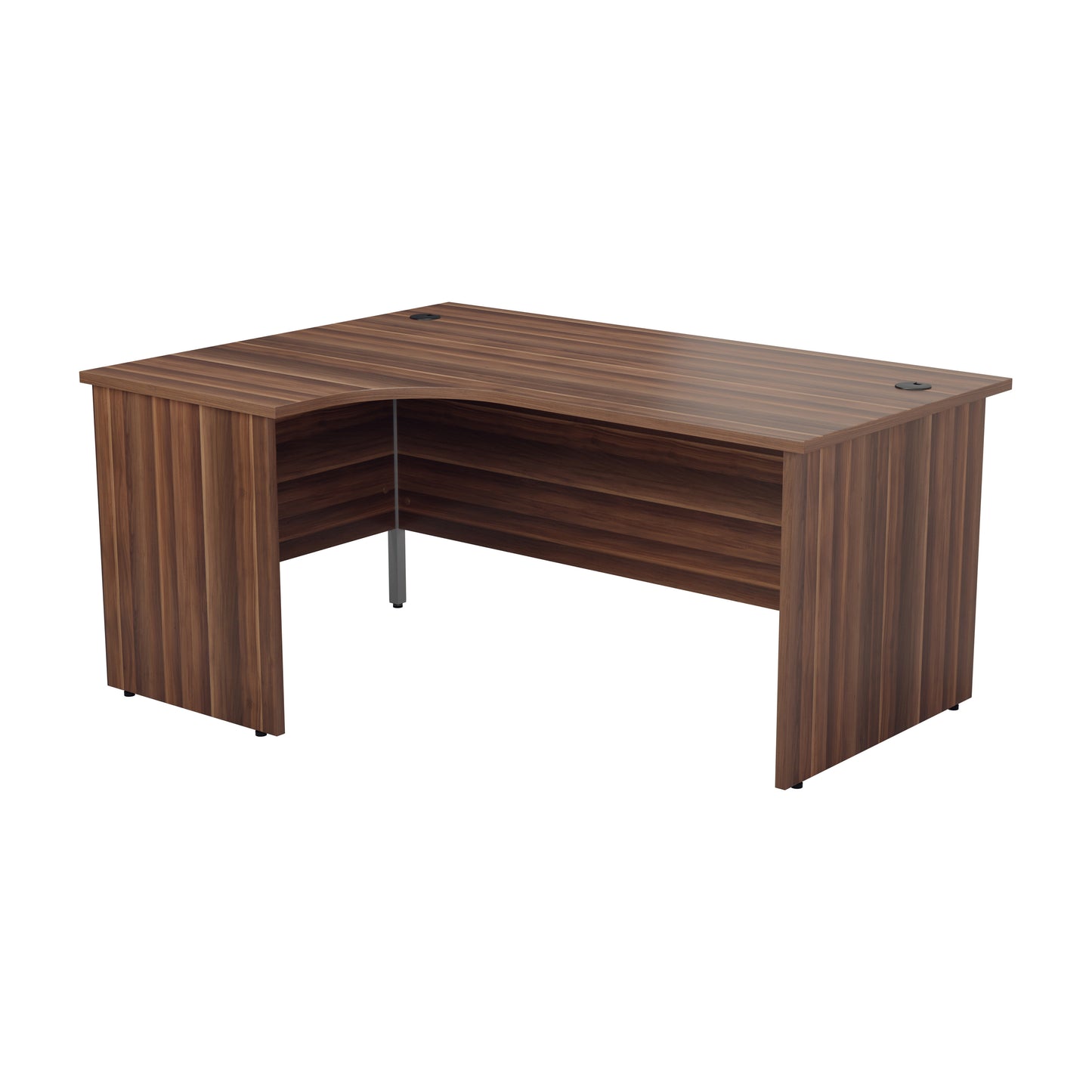 Radial Desk with Panel End Leg - Left Hand