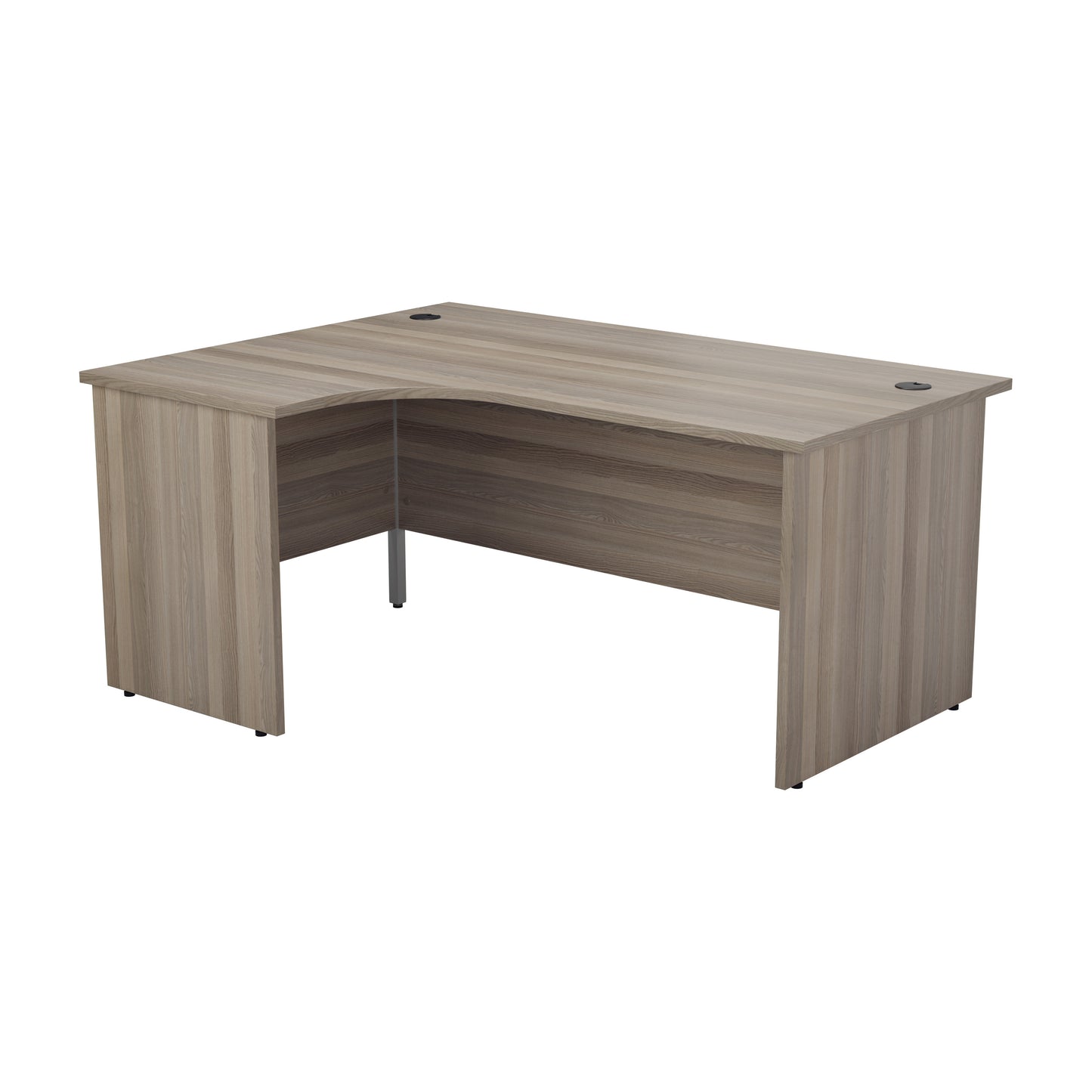 Radial Desk with Panel End Leg - Left Hand