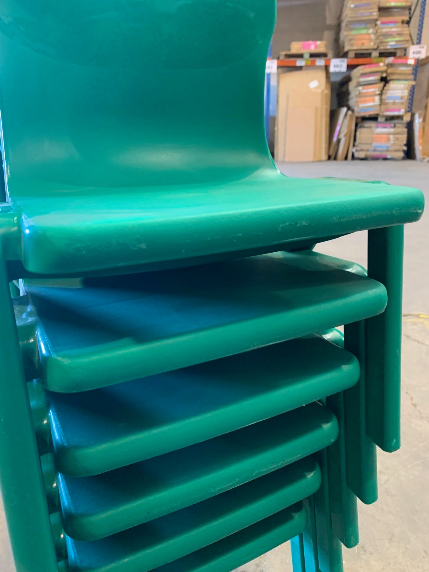 Slightly Imperfect Titan One Piece Chairs - Size 1 x 6