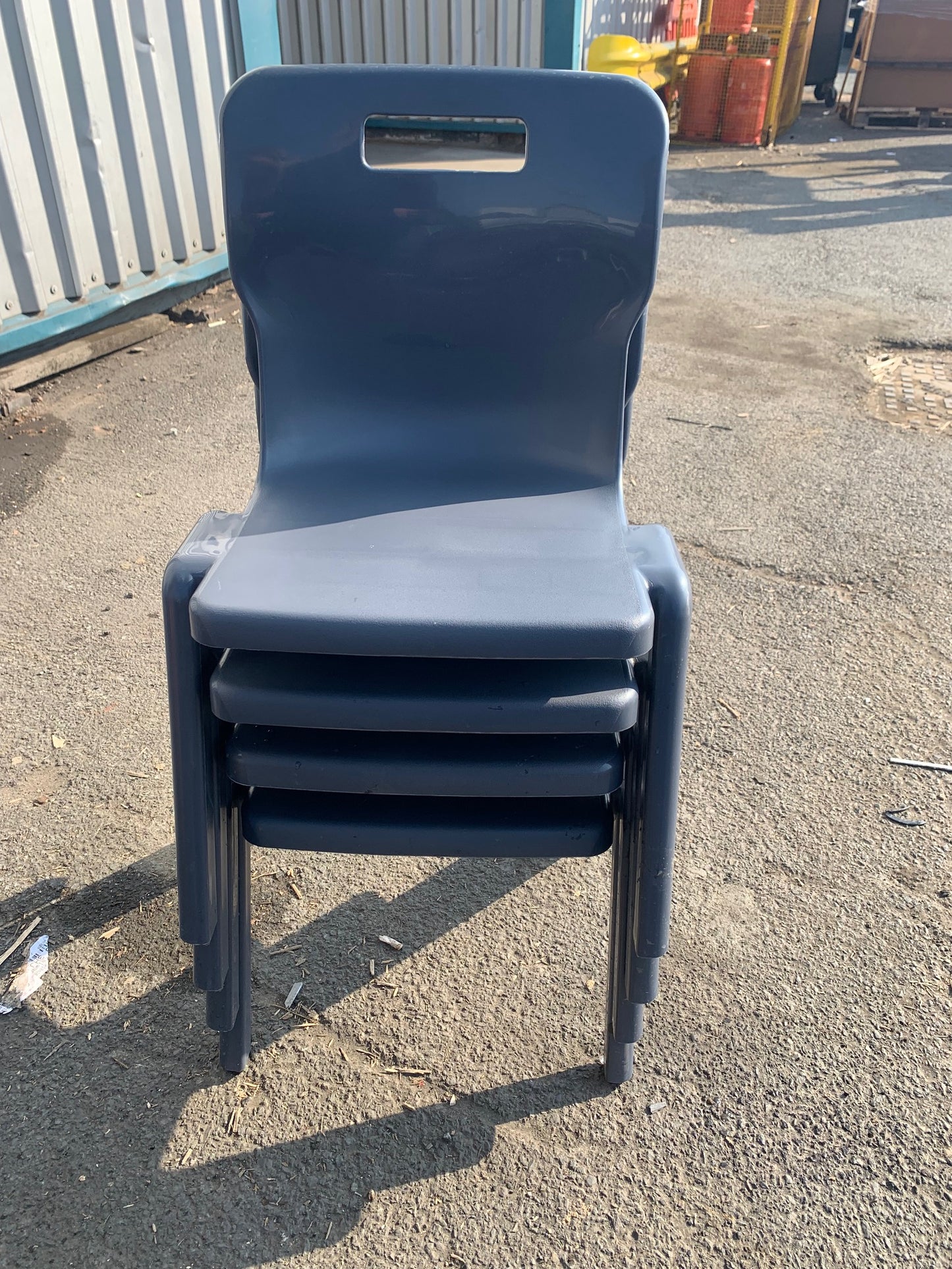 Slightly Imperfect Titan One Piece Chairs - Size 3 x 4