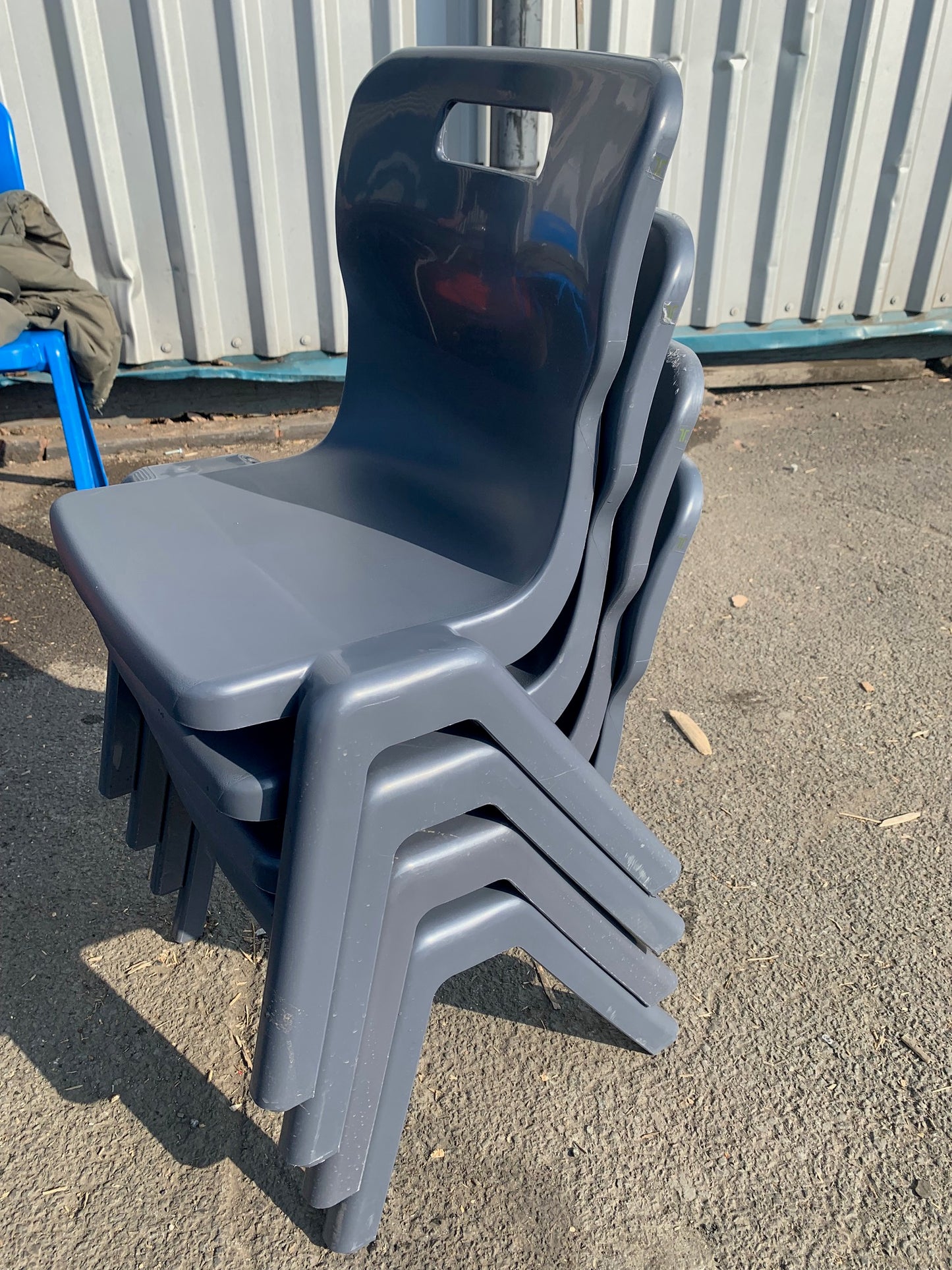 Slightly Imperfect Titan One Piece Chairs - Size 3 x 4