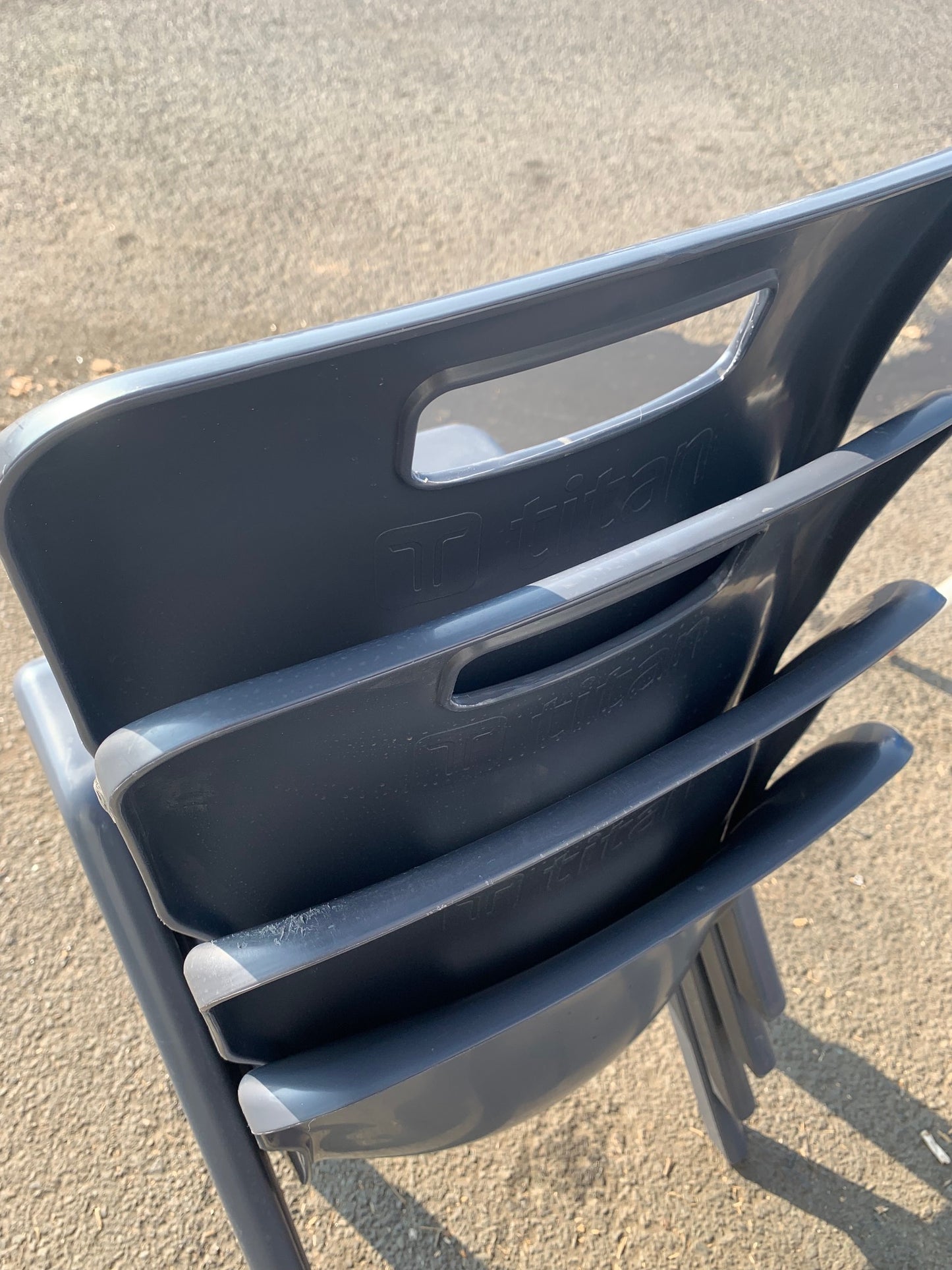 Slightly Imperfect Titan One Piece Chairs - Size 3 x 4