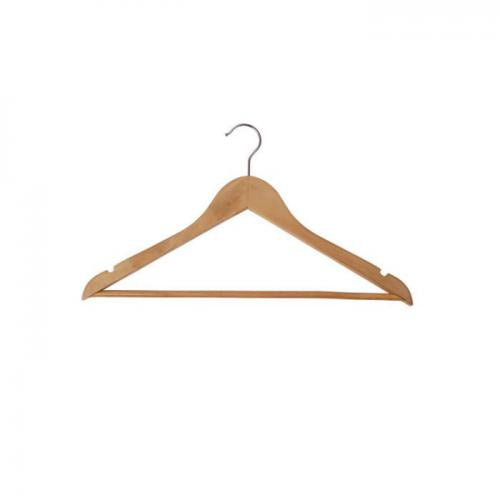 Alba Wooden Coat Hanger with hook (12 Pack)