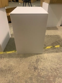 White Steel 3 Drawer Pedestal