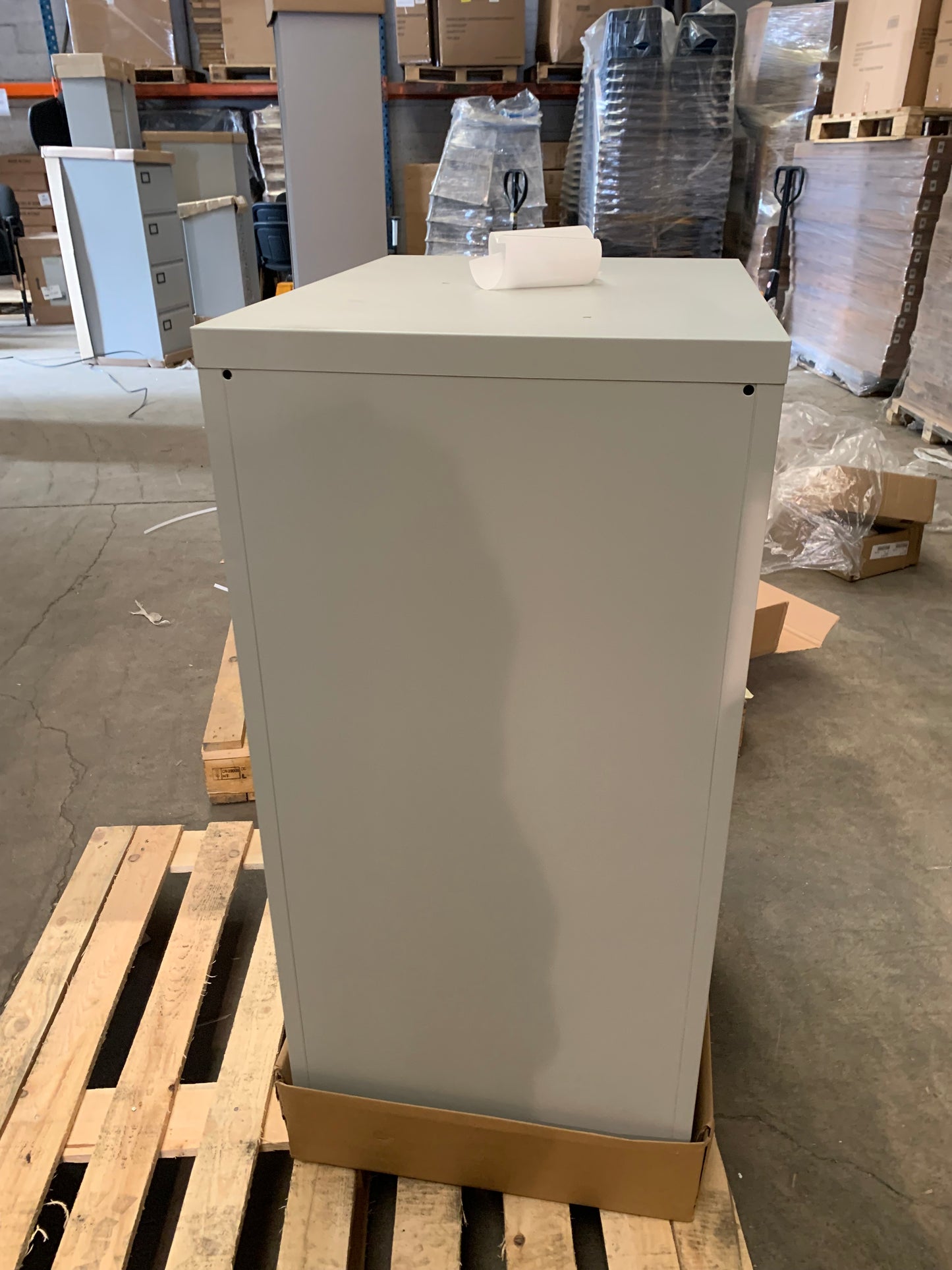 Grey 3 Drawer Filing Cabinet