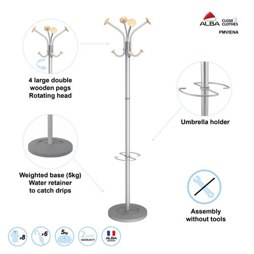 Alba Vienna Coat stand