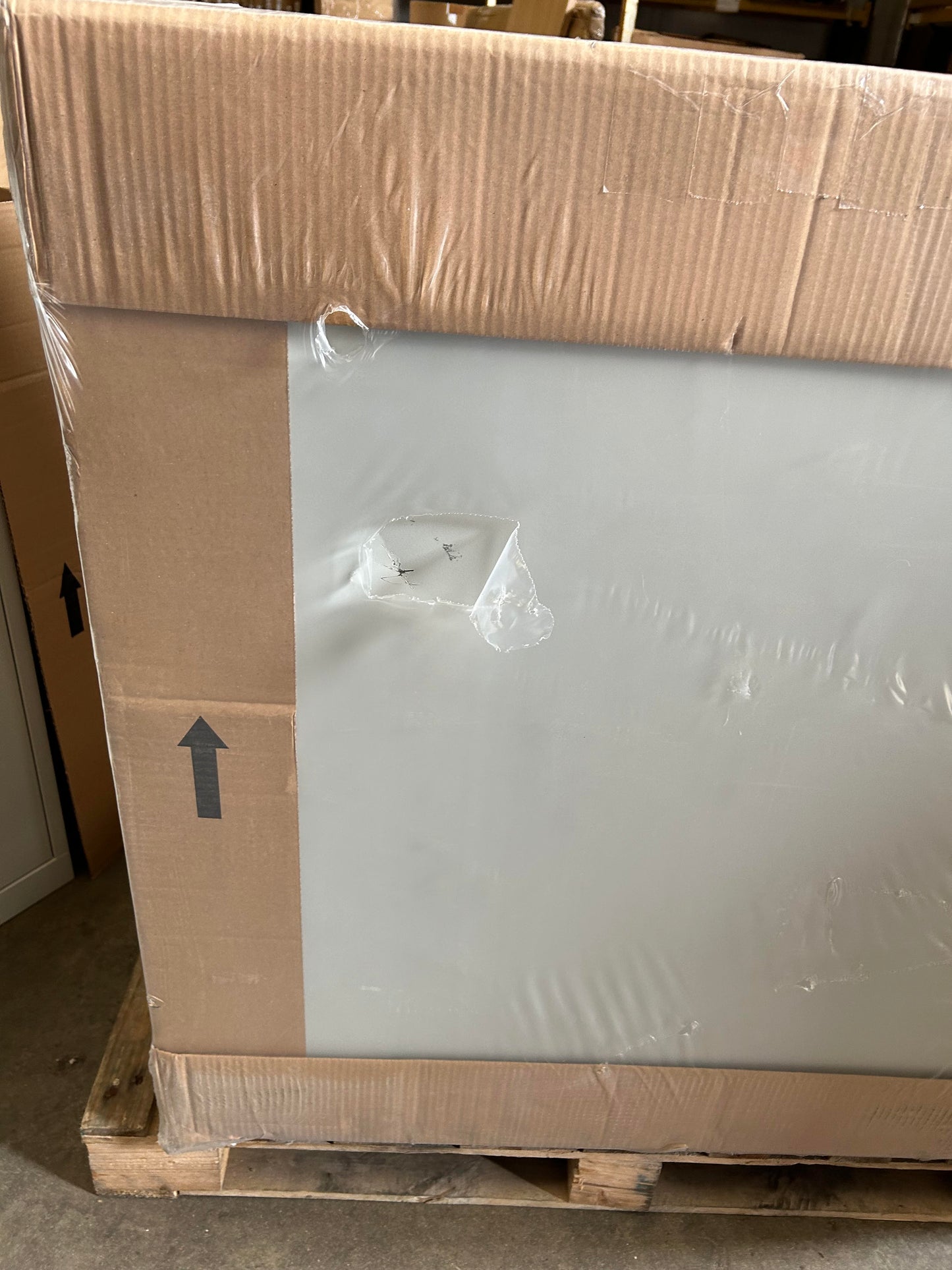 Grey 1050mm Metal Tambour