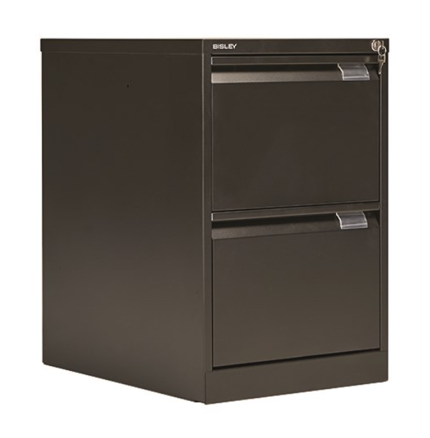 Bisley 2 Drawer Classic Steel Filing Cabinet