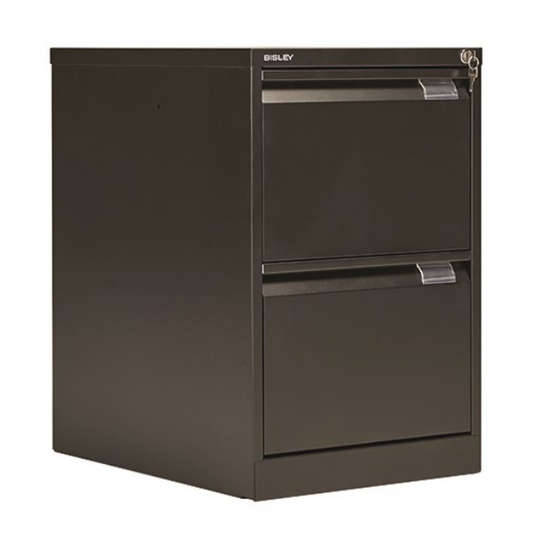 Bisley 2 Drawer Classic Steel Filing Cabinet