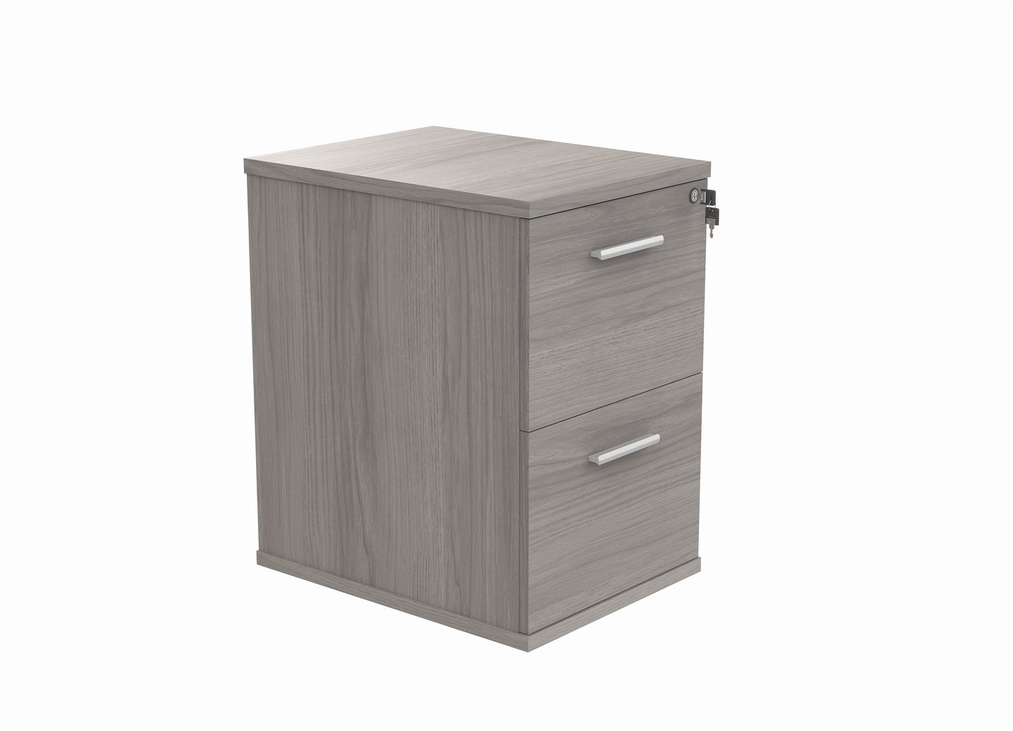 2 Drawer Wooden Filing Cabinet