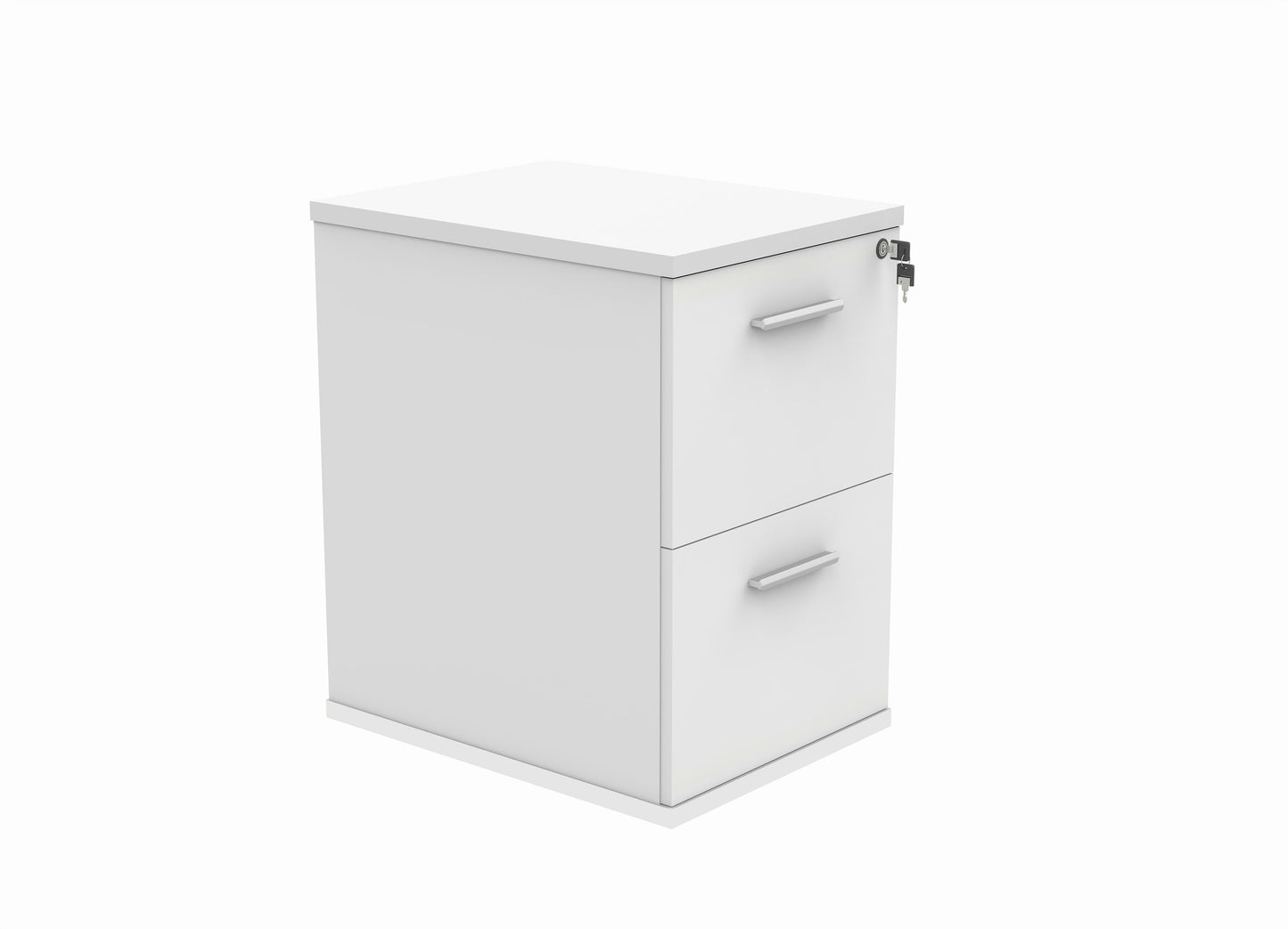 2 Drawer Wooden Filing Cabinet