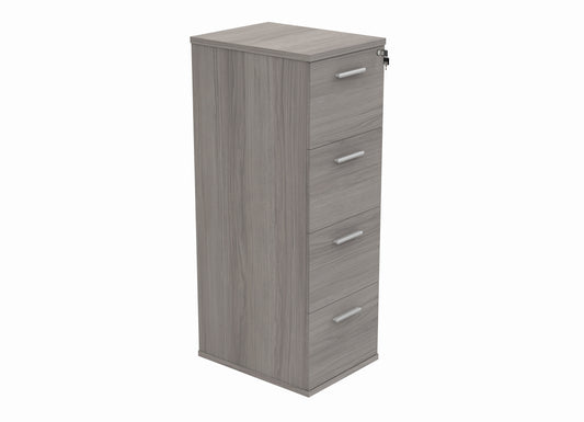 4 Drawer Wooden Filing Cabinet