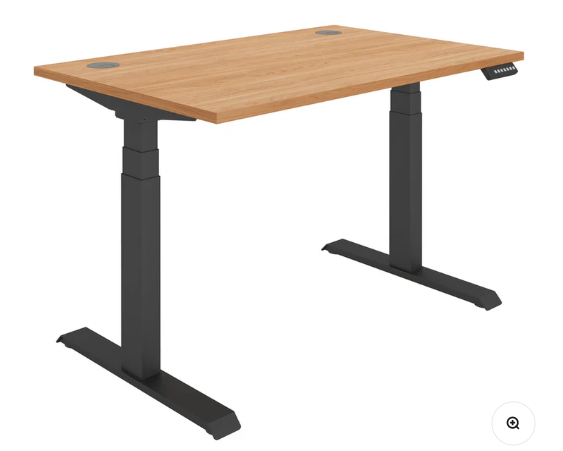Rectangular Dual Motor Sit Stand Desk - Core