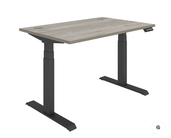 Rectangular Dual Motor Sit Stand Desk - Core