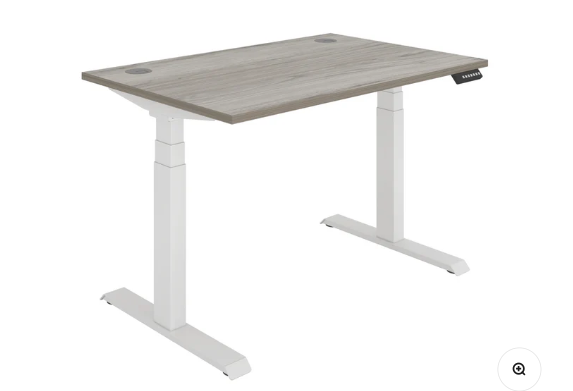 Rectangular Dual Motor Sit Stand Desk - Core