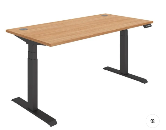 Rectangular Dual Motor Sit Stand Desk - Core