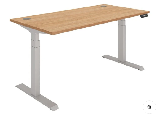 Rectangular Dual Motor Sit Stand Desk - Core