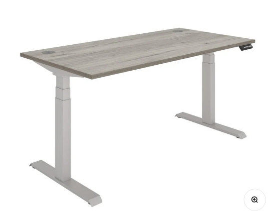 Rectangular Dual Motor Sit Stand Desk - Core