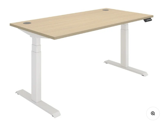 Rectangular Dual Motor Sit Stand Desk - Core
