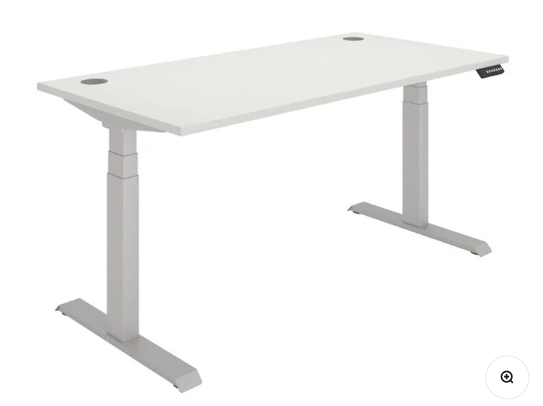 Rectangular Dual Motor Sit Stand Desk - Core