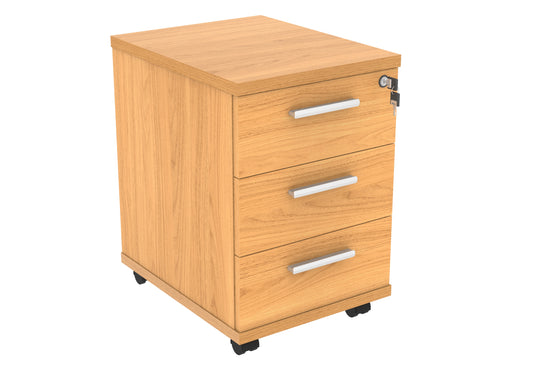 3 Drawer Under Desk Mobile Pedestal