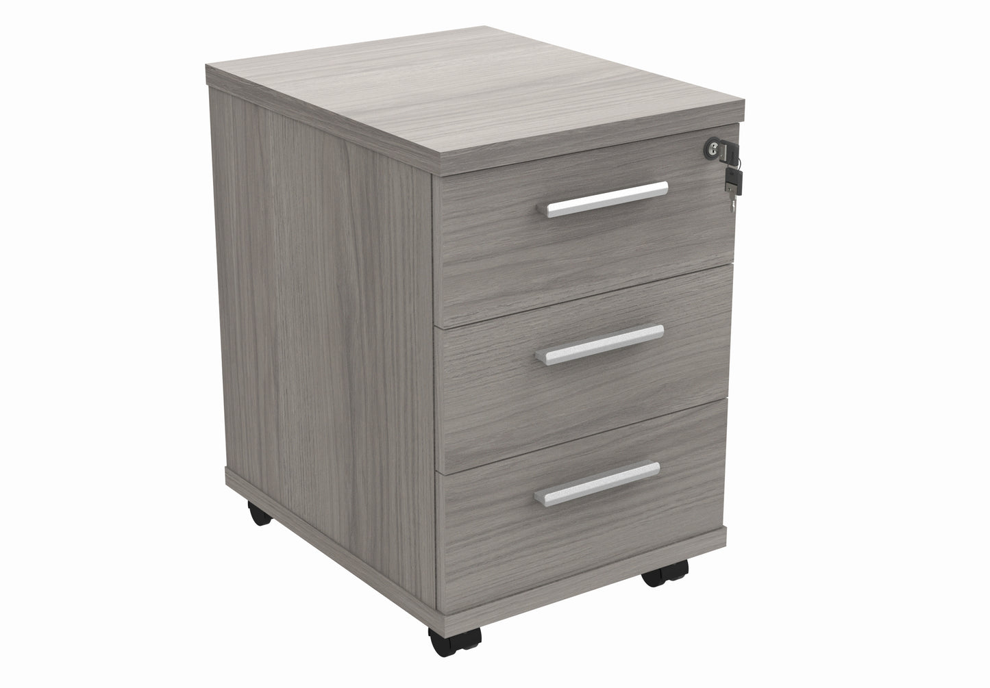 3 Drawer Under Desk Mobile Pedestal