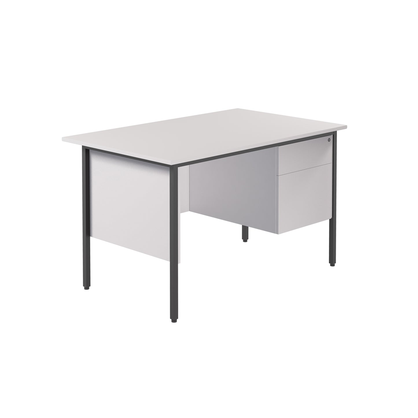 Eco Single Desk & 2 Drawer Pedestal - 1200MM wide