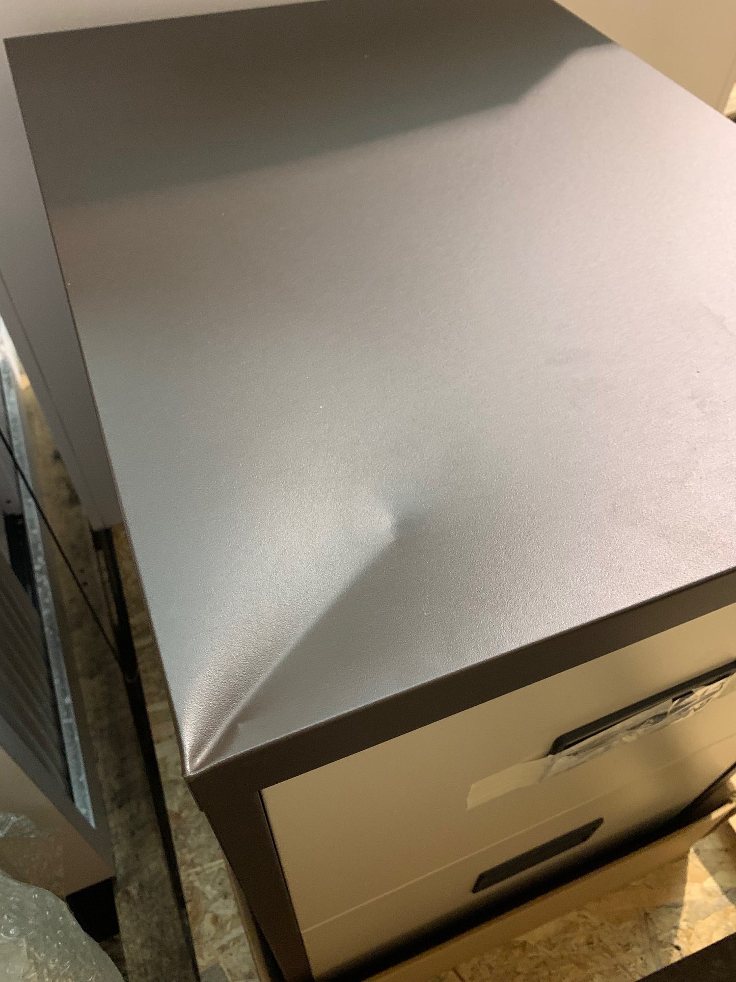 Coffee and Cream 2 Drawer Filing Cabinet